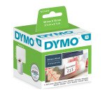 Etichette permanenti LW DYMO Dischetti/Badge 54 x 70 mm bianco 320 unità