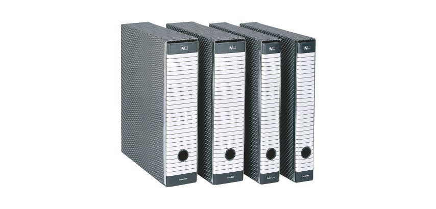 Registratore Esselte Delso Line Protocollo Grigio dorso 5 cm