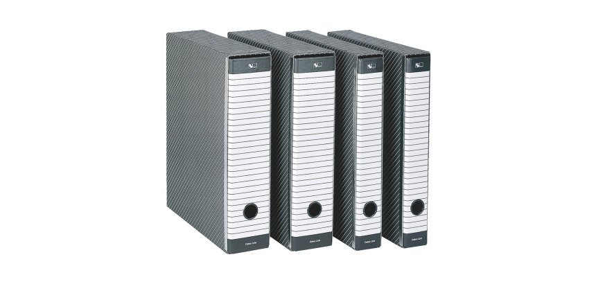 Registratore Esselte Delso Line Protocollo Grigio dorso 5 cm