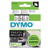 DYMO S0720680 Nastro Standard D1, 9 mm x 7 m, Nero su Bianco