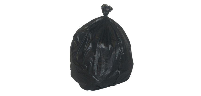 Sacchi della spazzatura 30 lt Nero 50 x 60 cm 100 unità