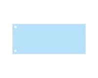 Exacompta Parting Strip Premium 10,5 x 24 cm Blue 1 tab 2 holes cardboard blank 100 pieces
