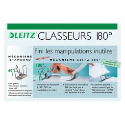 Registratore c custodia PP Leitz 180° prot dso 8cm