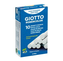 Giotto Robercolor Chalk Robercolor White Pack 10
