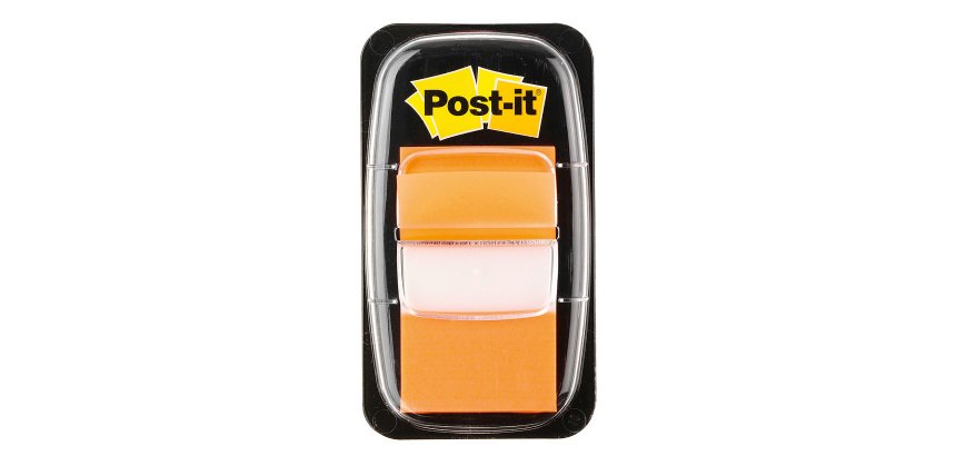 Index Post-it Medio Arancione senza rigatura non perforato 25,4 x 43,2 mm 2,54 x 4,32 cm 70 g/m² 50 segnapagina