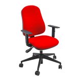 Sedia operativa Vega rosso