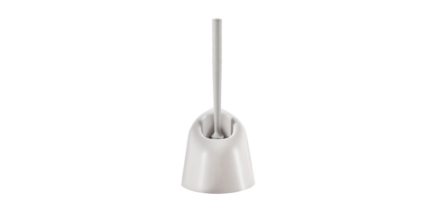 Portascopino angolare PERFETTO 13 x 13 x 39 cm bianco avorio
