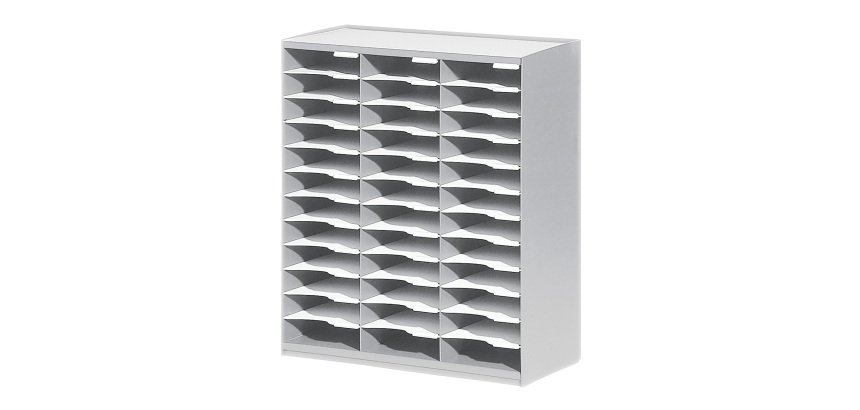Espositore Paperflow Grigio 500 Fogli polistirene 67,4 x 30,8 x 79,1 cm