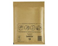 Mail Lite Padded Envelopes D/1 180 (W) x 260 (H) mm Peel and Seal Gold Pack of 100