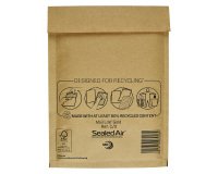 Buste imbottite Sealed Air C/0 - 15 x 21 cm - 79 g/m² avana senza finestra chiusura autoadesiva - 100 unità