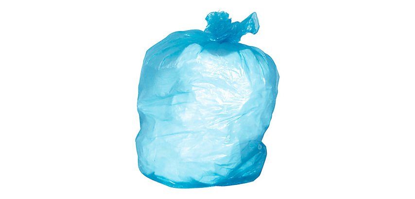 Sacchi della spazzatura 30 lt Azzurro 50 x 60 cm 100 unità