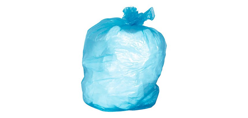 Sacchi della spazzatura 30 lt Azzurro 50 x 60 cm 100 unità