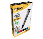 BIC Permanent Marker 2300 Chisel Assorted Pack 4