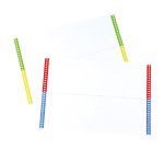 Etichetta/Indice in Cartoncino con Bordi Colorati per Cartelle Sospese da Cassetto, Pacco da 270 etichette, Colori Assortiti