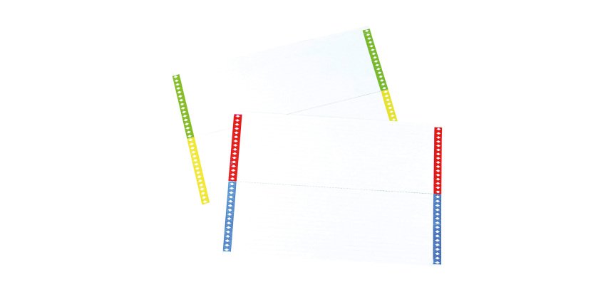 Etichetta/Indice in Cartoncino con Bordi Colorati per Cartelle Sospese da Cassetto, Pacco da 270 etichette, Colori Assortiti