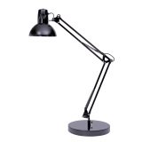 Lampada da tavolo Alba Architetto nero 60 w