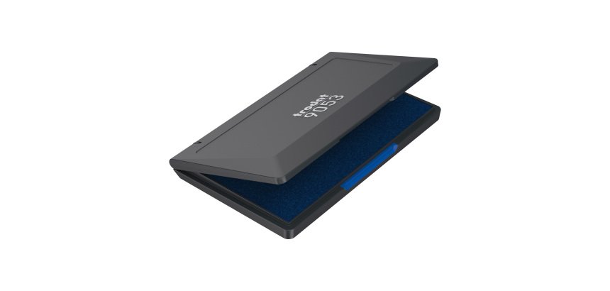 Cuscinetto in feltro per timbri TRODAT 9052 blu 11 x 7 cm