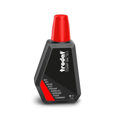 Inchiostro per timbri TRODAT 7011 rosso 28 ml