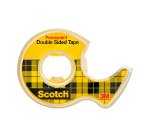 Nastro Scotch Biadesivo Double-sided, Reinforced, Permanente, Adesivo trasparente 1,27 cm x 6,35 metri