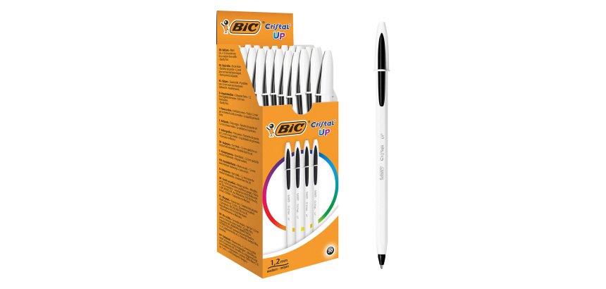 Penna a sfera BIC Cristal Up in Conf da 20 pezzi 