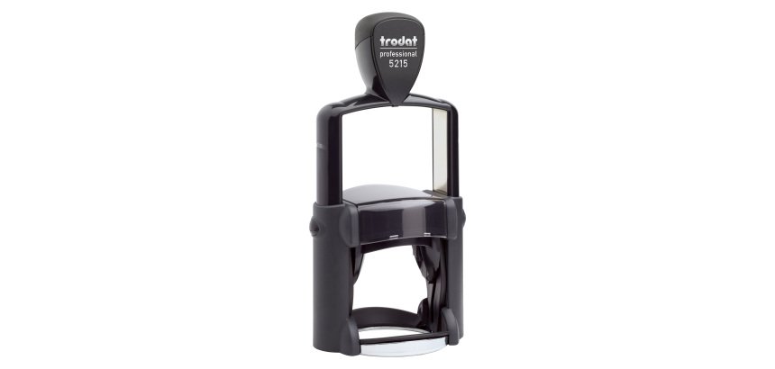 Timbro Trodat 5215 4,5 x 4,5 cm nero 12 righe