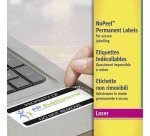 Etichette adesive Avery in poliestere non rimovibili antimanomissione 45,7x25,4mm, 40 etichette per foglio, adesivo permanente, laser, 20 fogli