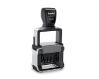 Datario TRODAT Professional 5430/L RICEVUTO PAGATO REGISTRATO - 41x24 mm blu-rosso