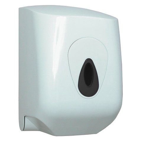 Dispenser carta in rotoli Midi plastica abs bianco 230 (p) x 350 (h) mm