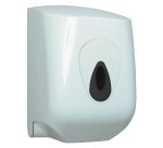 Dispenser carta in rotoli Midi plastica abs bianco 230 (p) x 350 (h) mm