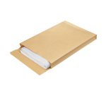 Buste a sacco con soffietto Pigna 120 g/m² avana senza finestra chiusura autoadesiva 280 x 400 mm 250 unità