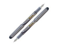 Pilot V-Pen Silver Fountain Pen 0.5 mm Black