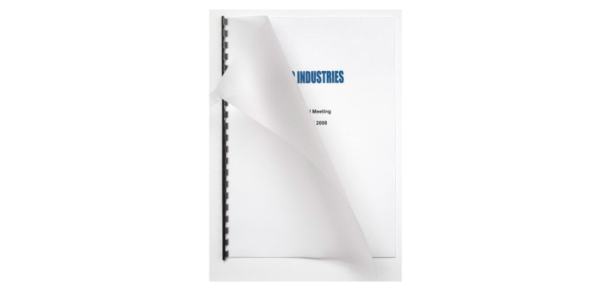 Copertine A4 in polipropilene Conf da 100 pezzi 