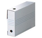 White Bruneau archive boxes in cardboard with a 9 cm back, 25 units