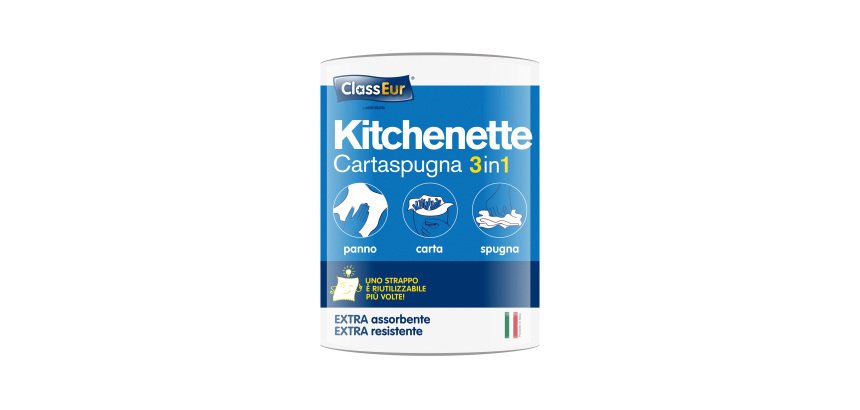 Cartaspugna ClassEur Kitchenette 1 Strato 270 strappi