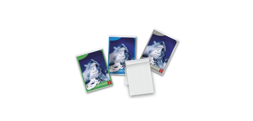 Pigna Notebook Cervino Assorted A6 14.8 x 10.5 cm 20 pieces of 50 sheets