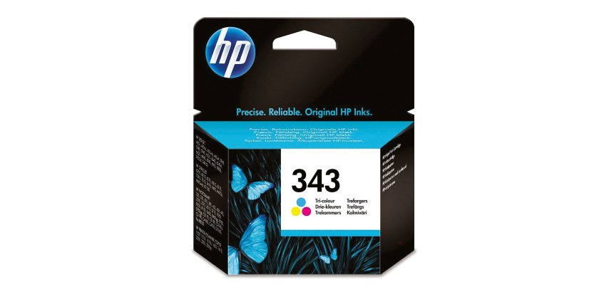 Cartuccia inchiostro HP originale 343 ciano, magenta, giallo c8766ee