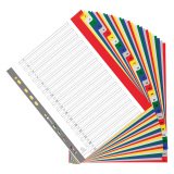 Exacompta Numerical Divider A4+ Assorted 31 tabs perforated pp 1 to 31