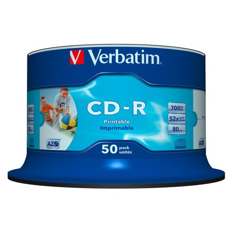 Verbatim CD-R 43438 700 MB Pack of 50
