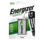 Energizer 9V Rechargeable Batteries Power Plus 6HR61 175mAh NiMH