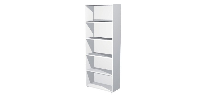 Avila bookcase, low or high, 32 cm high, in two widths