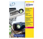 Avery L4773-20 Heavy Duty Labels 63.5 x 33.9 mm White 20 Sheets of 24 Labels