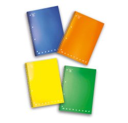 Quaderno Pigna Monocromo Fluo Assortiti A righe microperforazione A4 29,7 x 22 cm 80 g/m² 5 per Confezione