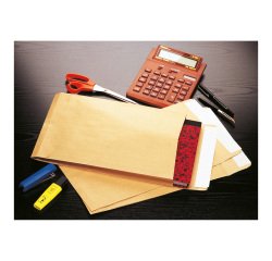 Buste a sacco con soffietto Pigna 100 g/m² avana senza finestra 190 x 260 mm 250 unità