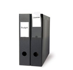 3L File Folder Label 10320 Transparent Polypropylene Pack of 12