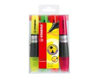 STABILO LUMINATOR 71/3 Highlighter Assorted Medium Chisel 2-5 mm Pack of 4