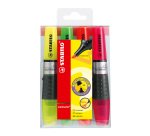 Evidenziatore STABILO Luminator a scalpello assortiti 4 pezzi