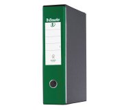 Registratore Protoccolo dorso 8 cm G55 Eurofile Esselte in cartone rivestito in PP 2 anelli A4 verde