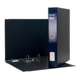 Registratore Protocollo dorso 5 cm plastico Dox 5 Esselte in cartone 2 anelli A4 blu