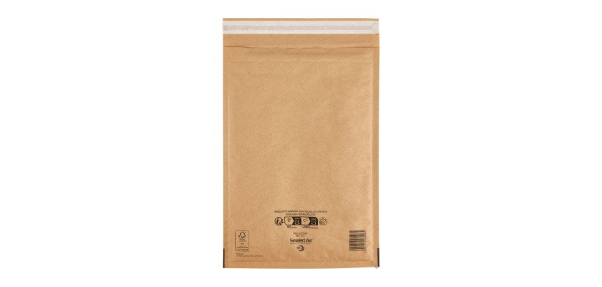 Buste imbottite Sealed Air F/3 - 22 x 33 cm - 79 g/m² avana senza finestra chiusura autoadesiva -10 unità