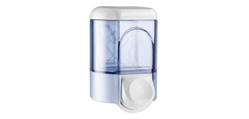 Dispenser per sapone liquido Mar Plast Trasparente, bianco